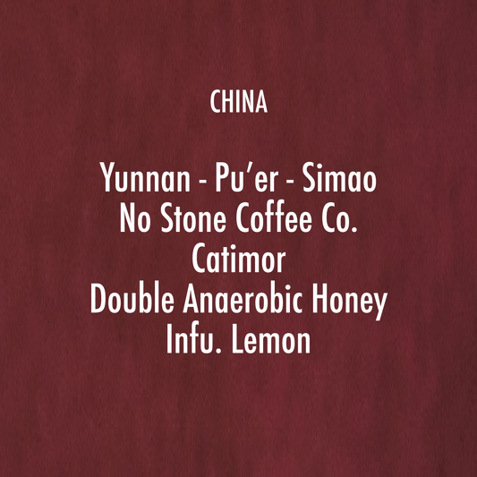 China Yunnan Simao/Anaerobic Honey Process-Infused Lemon/Light(75g)