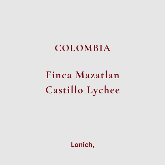 Colombia, Finca Mazatlan. CASTILLO, Honey - Infused Lychee. [100g]